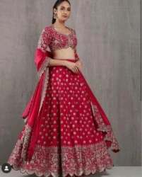 Heavy Dulhan Red Lehenga 