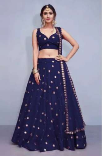 Ladies Georgette Lehenga by Smily Boutique