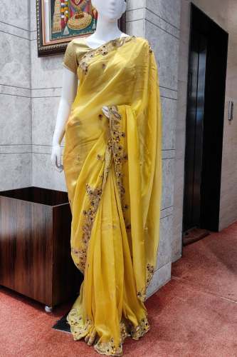 Fancy Organza saree by Sundari