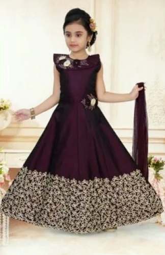 Fancy Kids Girls Gown by Pink Pocket  by Venkateshwara Fashions