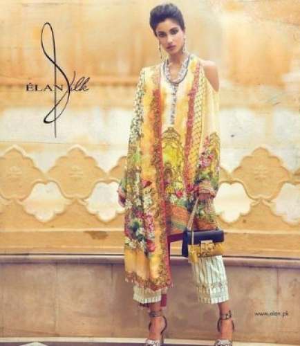 Fancy Printed Lawn Cotton Semi Stitched Suit 