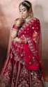 Designer Bridal Maroon Lehenga 