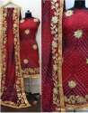 Party wear Gota Patti Unstitched Suit  thumb 1