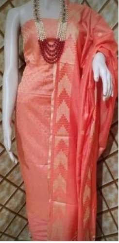 Fancy Unstitch Silk Dress Material For Women by Shivam Creations