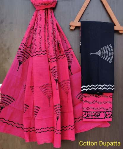Hand Block Printed Dress Material  by Sannu Hast Kala printers