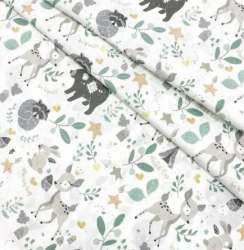 150-200 GSM Baby Nursery Printed Fabric 