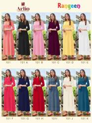 Rangeen Rayon Kurti By Kapil Trendz 