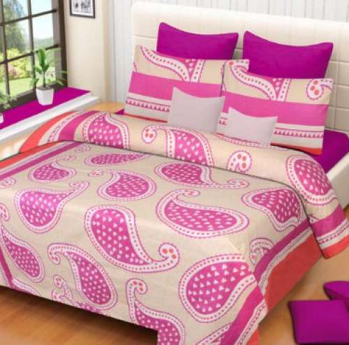 Mango Design Cotton Bed Sheet  by RG Home Furnishings