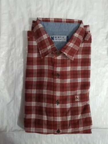 New Fancy Red Chex Printed Shirt For Mens by Srishti Apparels