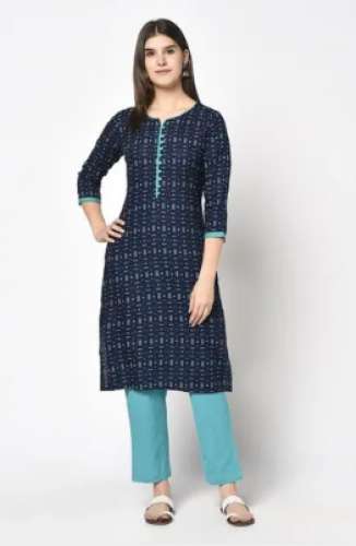 Ladies Cotton kurti by Abhinav Industries