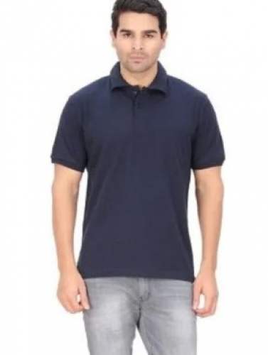 New Fancy Blue Collar T shirt For Men by Suhani Fashion World