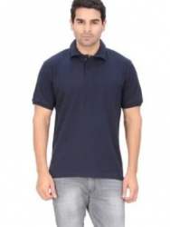 New Fancy Blue Collar T shirt For Men