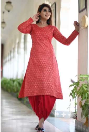 Facny dhoti Kurti  by Krishna Vastar Bhandar