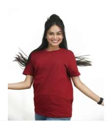 Girls Round Neck T Shirt