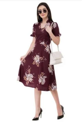 Ladies Casual Printed Dress by Garment 2 Fashion