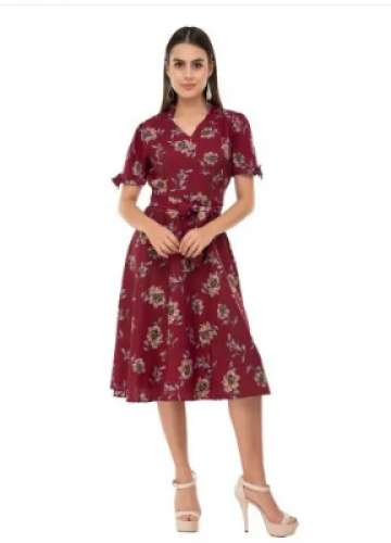 Ladies Printed One Piece Dress