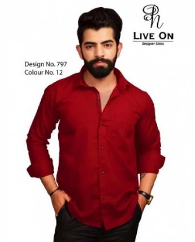  Plain Shirt For Mens by Sainath Collection by Sainath Collection