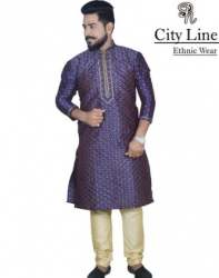 Wedding Wear Silk Kurta Pajama Set for Men