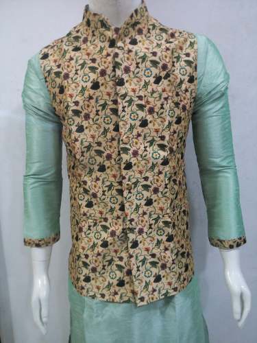 Kurta Pyjama with Jacket  by Galaxy Traders