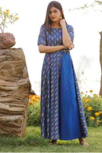 Ladies Cotton Long Kurti by Signature Kesavi