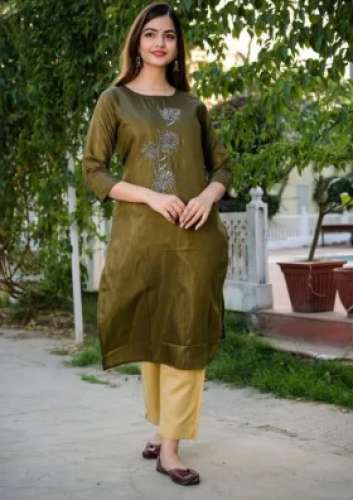 Ladies Stylish Muslin Kurti by Ajanta Prints