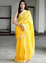 New Collection Yellow Handloom Saree 