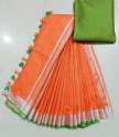 Traditional Linen Silk Saree For Women