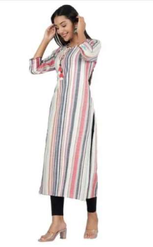Ladies Casual Cotton Kurti by Srinivas Fashions