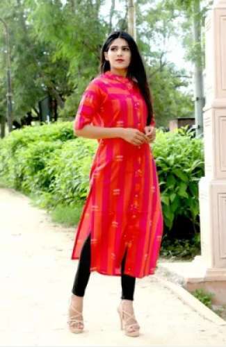 Ladies Straight Cotton Kurti by Srinivas Fashions