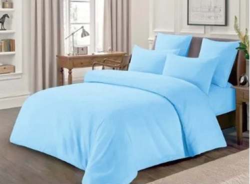 Sky Blue Hotel/ Home Quilt Set  by Shree Vardhman Fibres