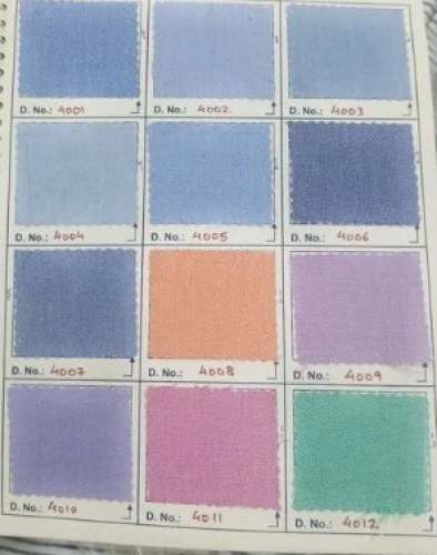 New Collection Plain Uniform Fabric