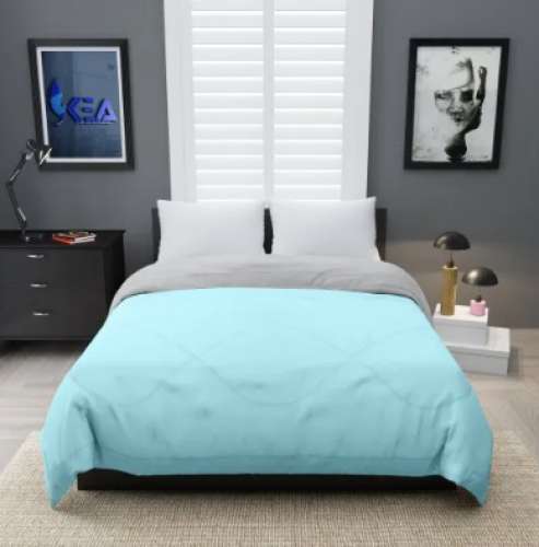 Plain Bed Comforter in Reversible Design 