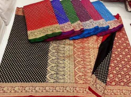 New Semi katan Silk Saree For Women by Deepak Kumar And Bros