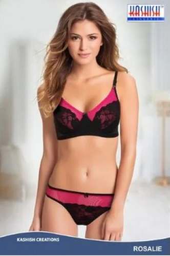 Pink Net Bra Panty Set - Manufacturer Exporter Supplier from Greater Noida  India