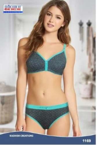 New Collection Printed V Bra Panty Set at Rs.141/Piece in