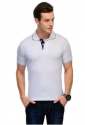 New Mens Collar Plain T shirt thumb 2