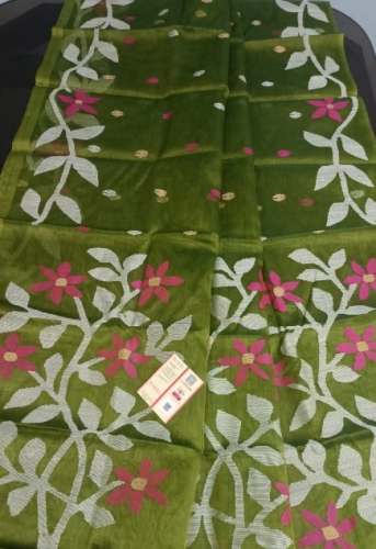 Authentic Muslin Jamdani Saree by Karigori Haat