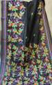  Mulberry Silk Sarees wth Kantha Stitch Embroidery