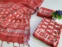 Fancy Hand Block Printed Dress Material 