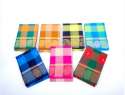 Akalya Checks Casual Wear Pure checks Cotton Saree