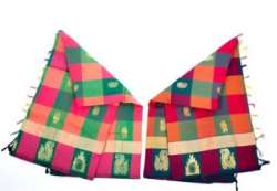  Hamsa Border Kalyani Silk Big Checks Cotton Saree