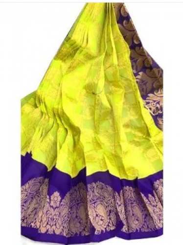 Vibrant Color Party Wear Silk Saree  by SMG Sarees