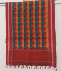 Ladies fancy Multicolor Ikkat Silk Dupatta 