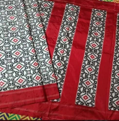 Ladies Ikkat Printed Silk Saree by Sri Mahalaxmi Ikat Handlooms