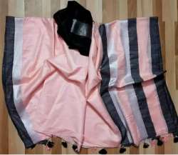 Ladies Plain Cotton Saree