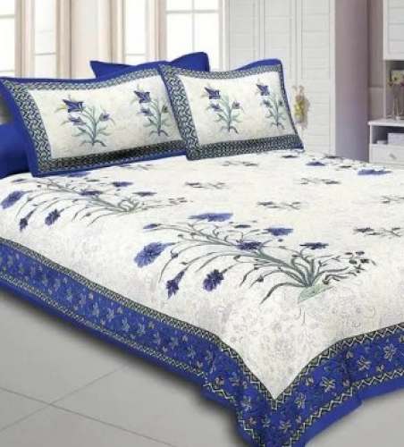 Double Bed Printed Bed Sheet  by Pagdandi