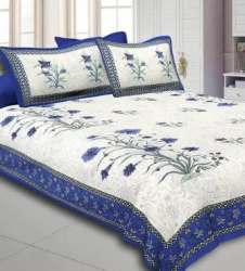 Double Bed Printed Bed Sheet 