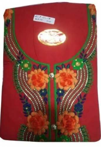 New Collection Embroidery Cotton Unstitch Suit