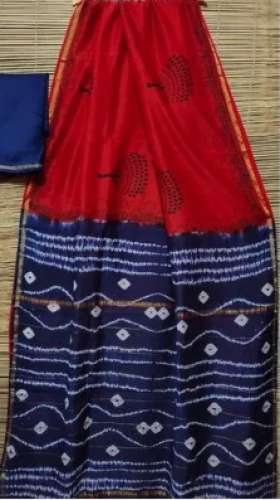 Ladies Chanderi Silk Saree