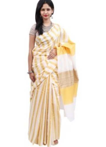 Elegant Bhagalpuri Silk Saree by Bunkaartextiles Private Limited
